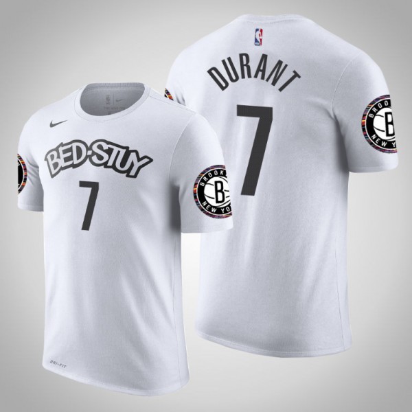 Nike t shirt gray black white swoosh S Brooklyn Nets KD 7 LV Raiders Spurs  NY LA
