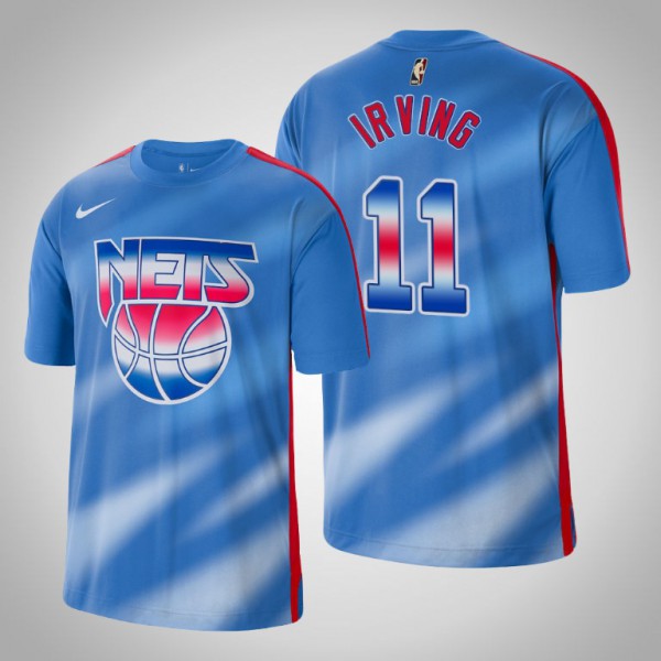 Brooklyn Nets - Kyrie Irving Stripes Gray NBA T-Shirt :: FansMania